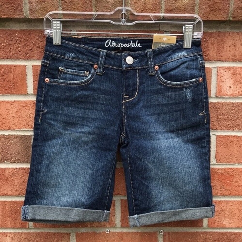 Aeropostale Bermuda Jean Shorts